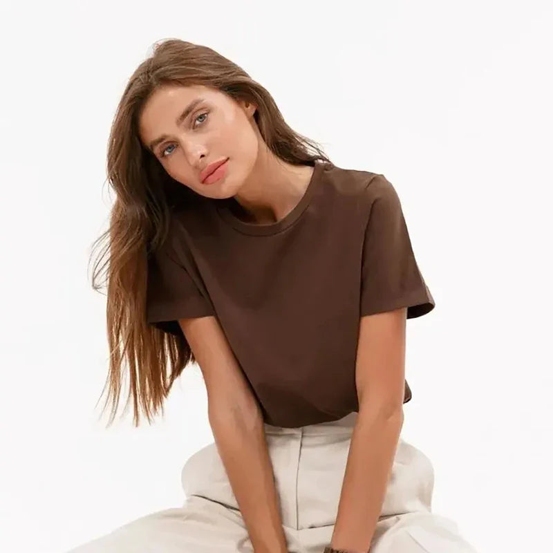 Aliams | Klara Damen-T-Shirt Aus 100% Baumwolle