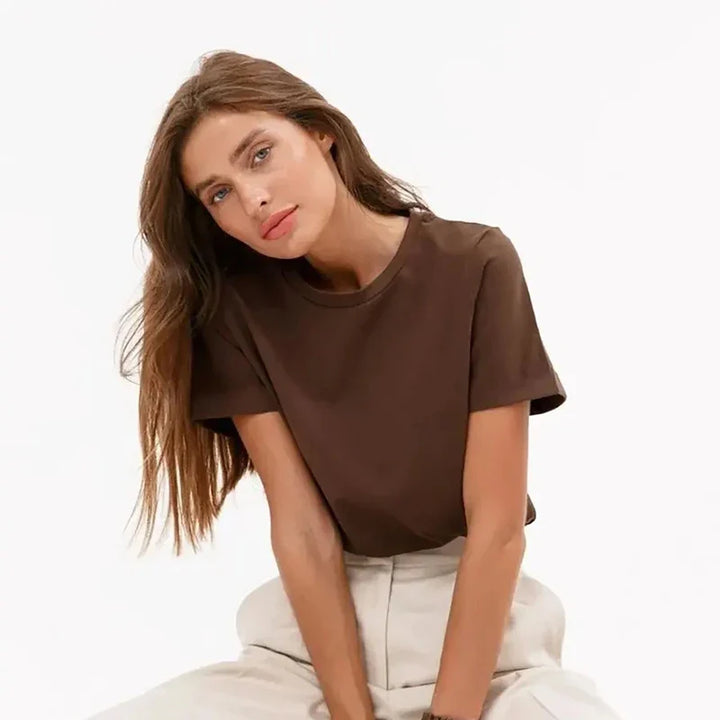 Aliams | Klara Damen-T-Shirt Aus 100% Baumwolle
