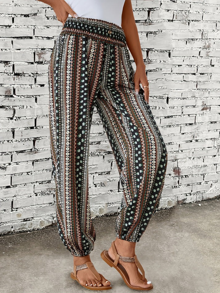 Aliams | Stilvolle Hose mit Boho-Print