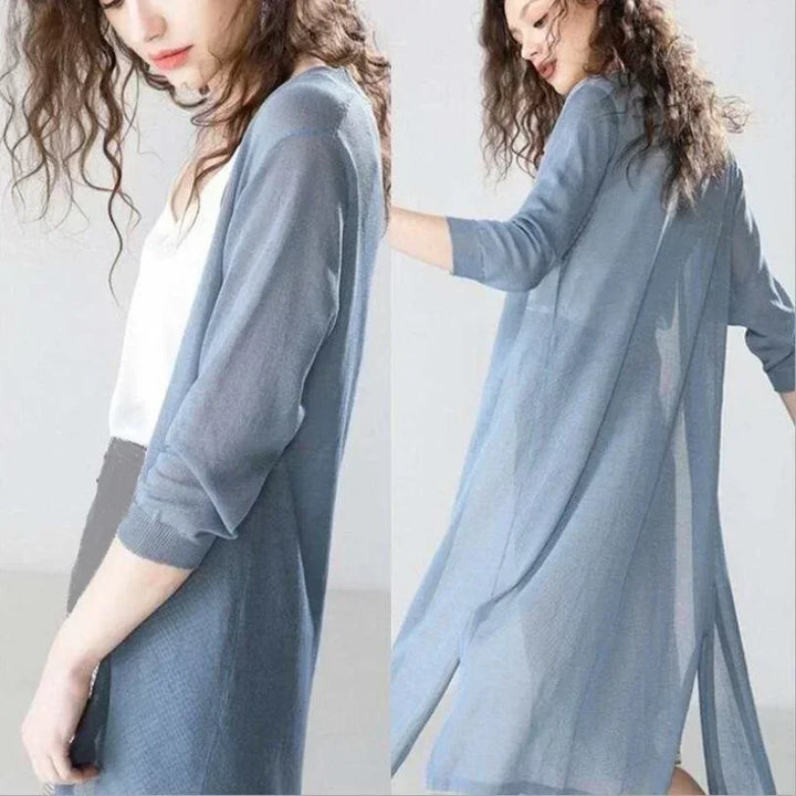 Aliams | Leichter Langer Cardigan