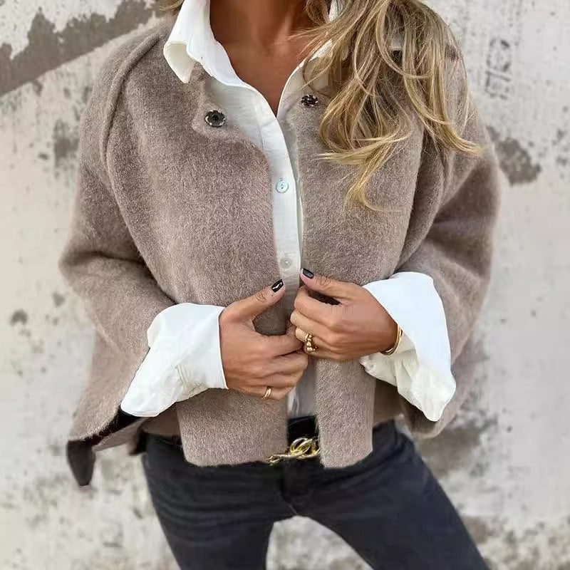 Aliams | Kurzer Cashmere-Mantel