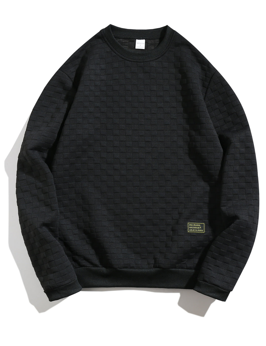 Herren Sweatshirt mit strukturiertem Design und modernem Rundhalsausschnitt Aliams