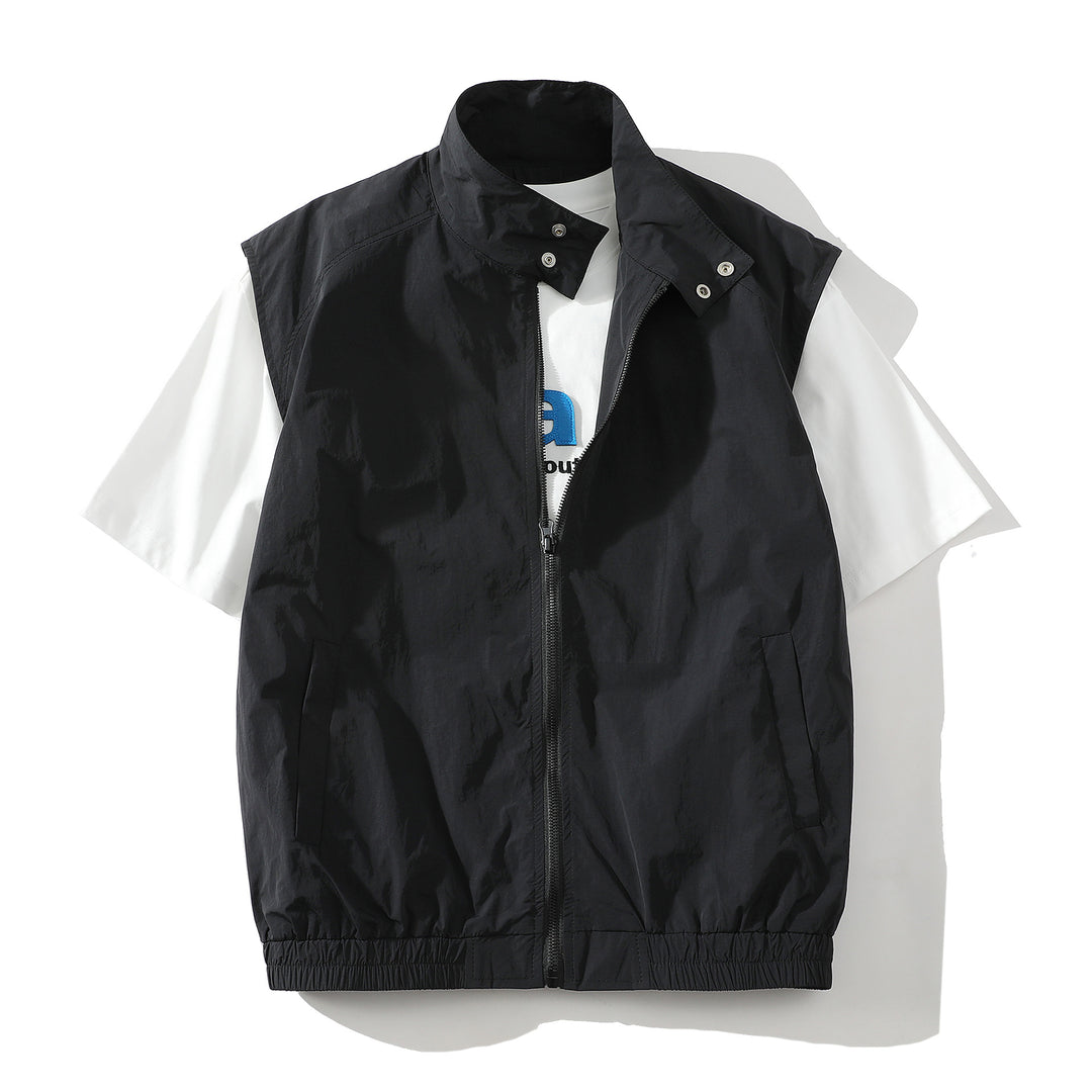 Herren trendige ärmellose Jacke mit modernem Design Aliams