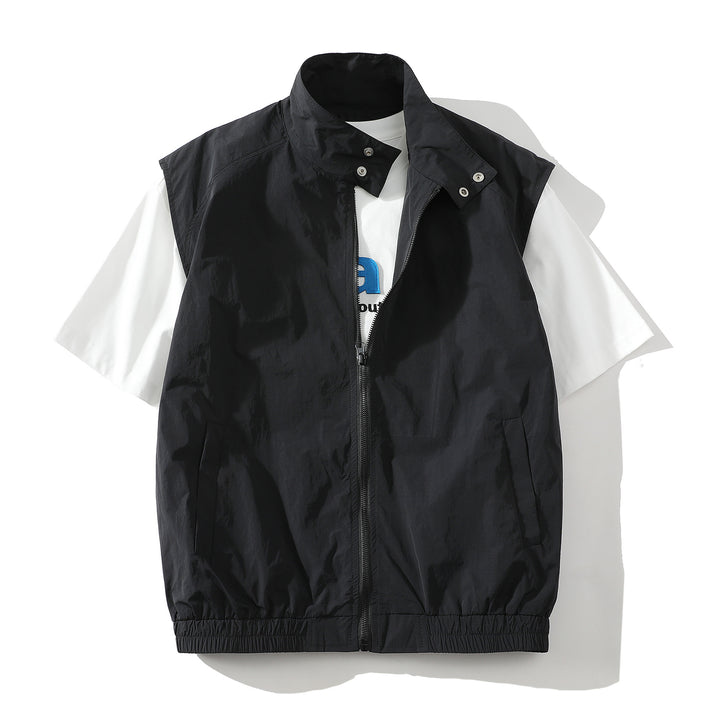 Herren trendige ärmellose Jacke mit modernem Design Aliams