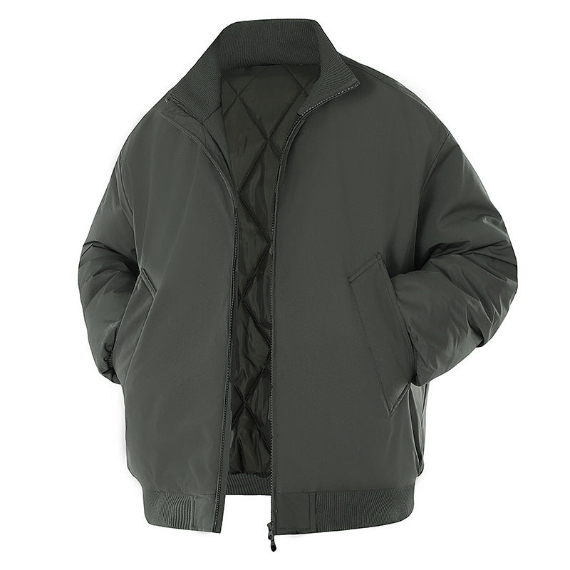 Herren Winterjacke mit warmem Innenfutter und praktischen Taschen Aliams