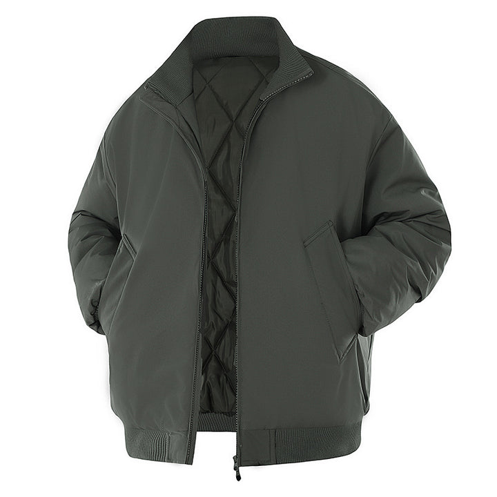 Herren Winterjacke mit warmem Innenfutter und praktischen Taschen Aliams