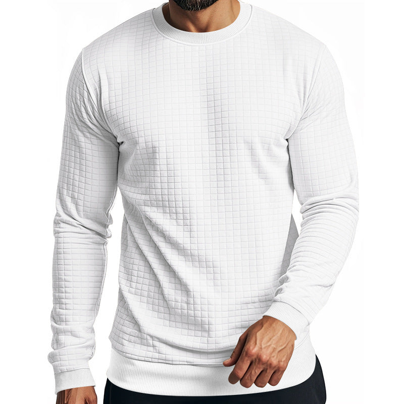 Herren strukturierter Langarm-Pullover Aliams