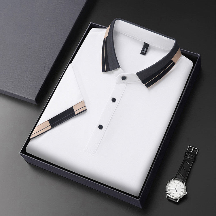 Herren stilvolles Poloshirt mit modernem Kragen und eleganten Akzenten Aliams