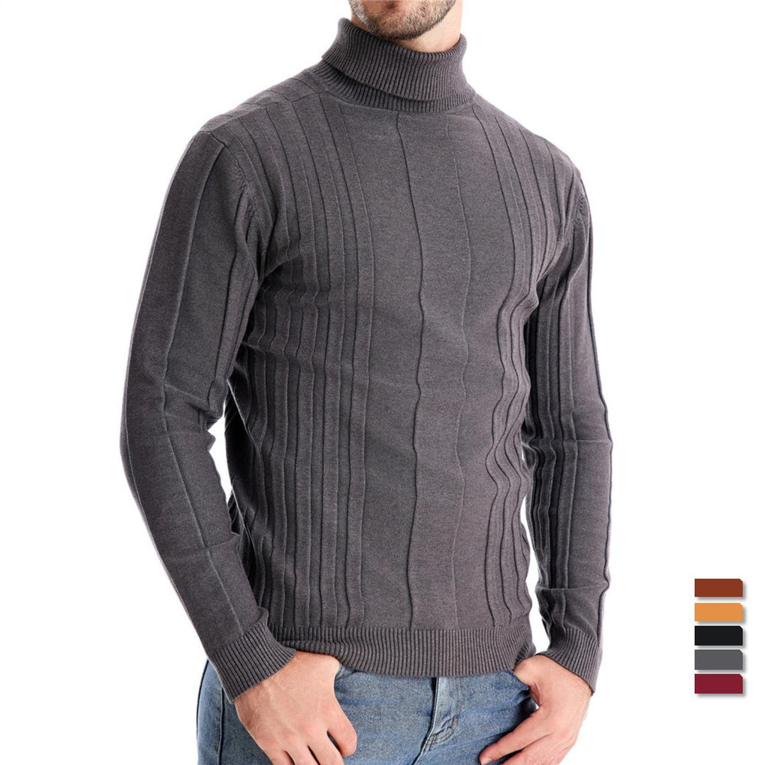 Herren Stehkragen Pullover Aliams