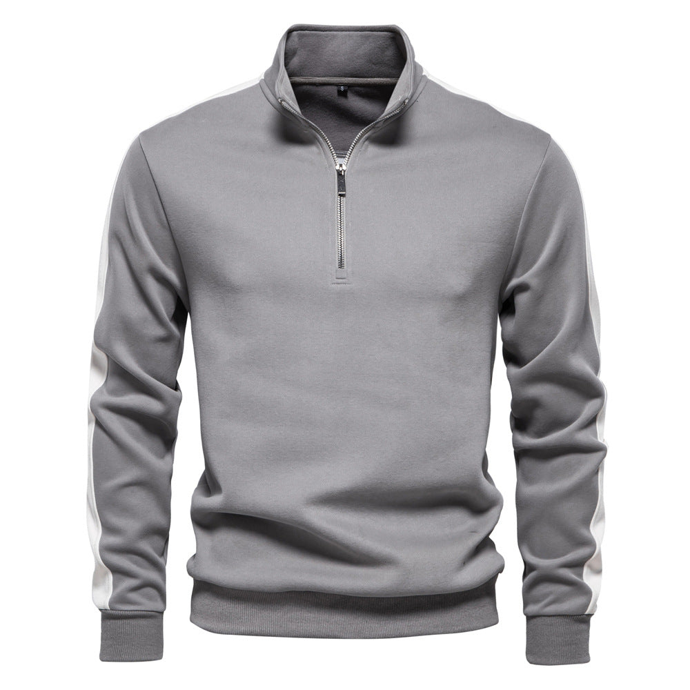 Herren Sportpullover mit Stehkragen Aliams