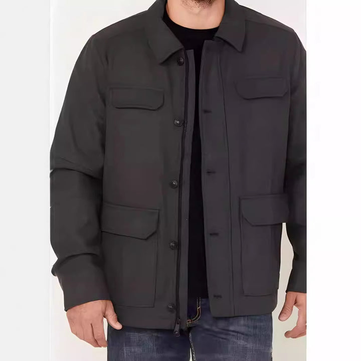 Herren Übergangsjacke mit praktischen Taschen und modernem Schnitt Aliams