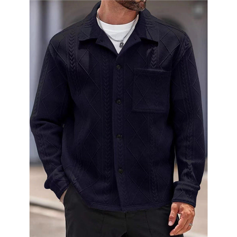 Herren strukturierte Freizeitjacke Aliams