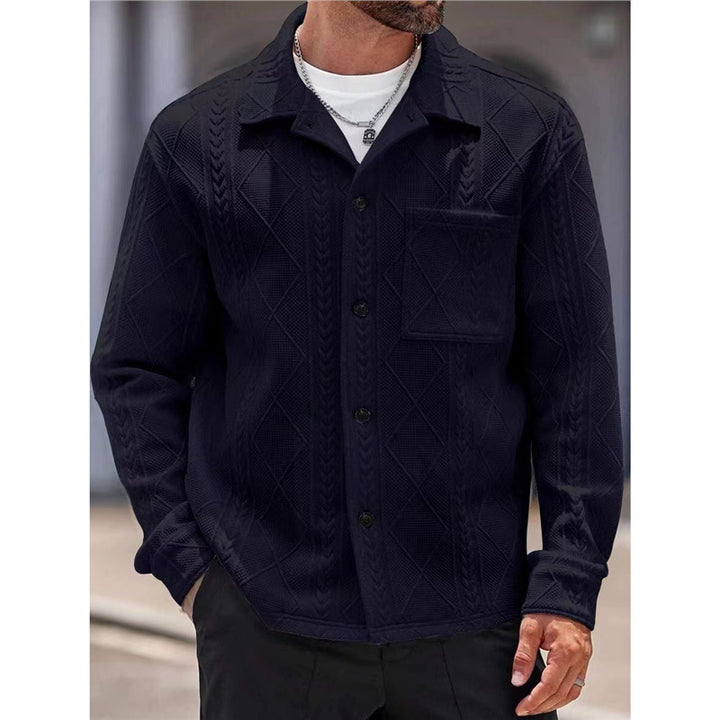 Herren strukturierte Freizeitjacke Aliams