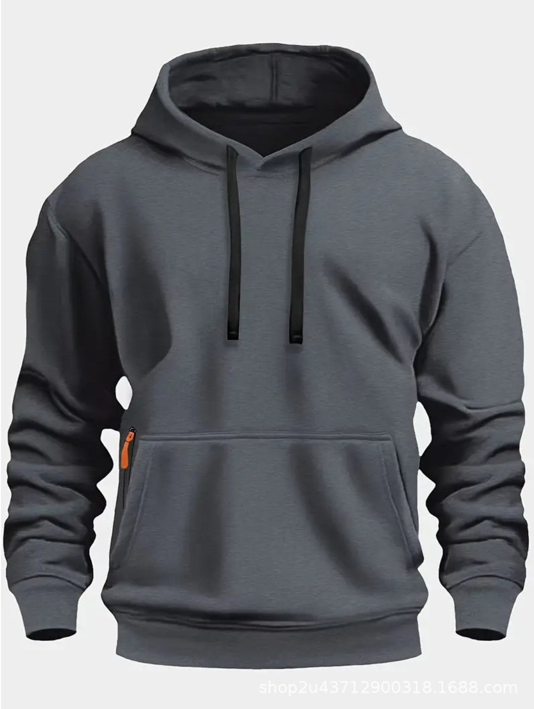 Herren sportlicher Kapuzenpullover mit praktischen Taschen und atmungsaktivem Material Aliams