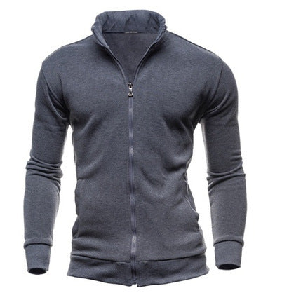 Herren sportlicher Stehkragenpullover Aliams