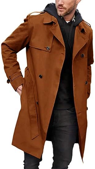 Herren Trenchcoat mit klassischem Stil Aliams