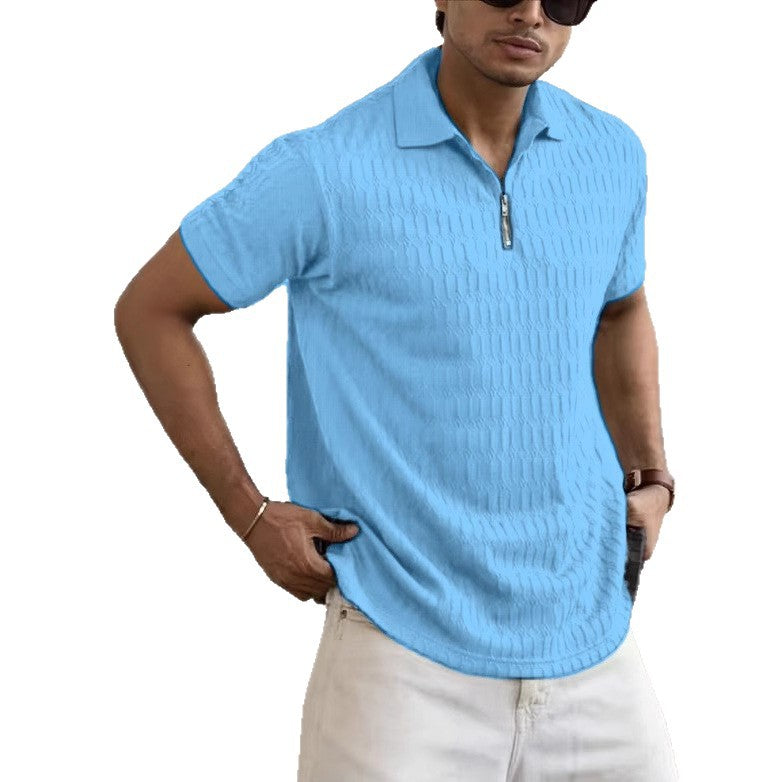 Herren Struktur Polo Shirt Aliams