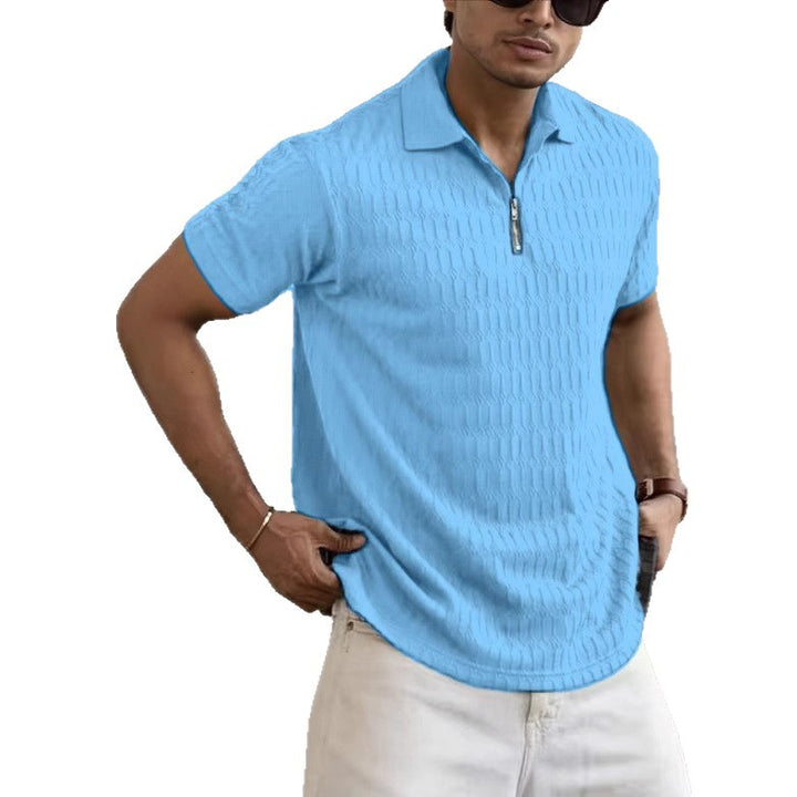 Herren Struktur Polo Shirt Aliams