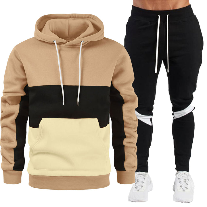 Herren sportlicher Hoodie und Jogginghose-Set Aliams