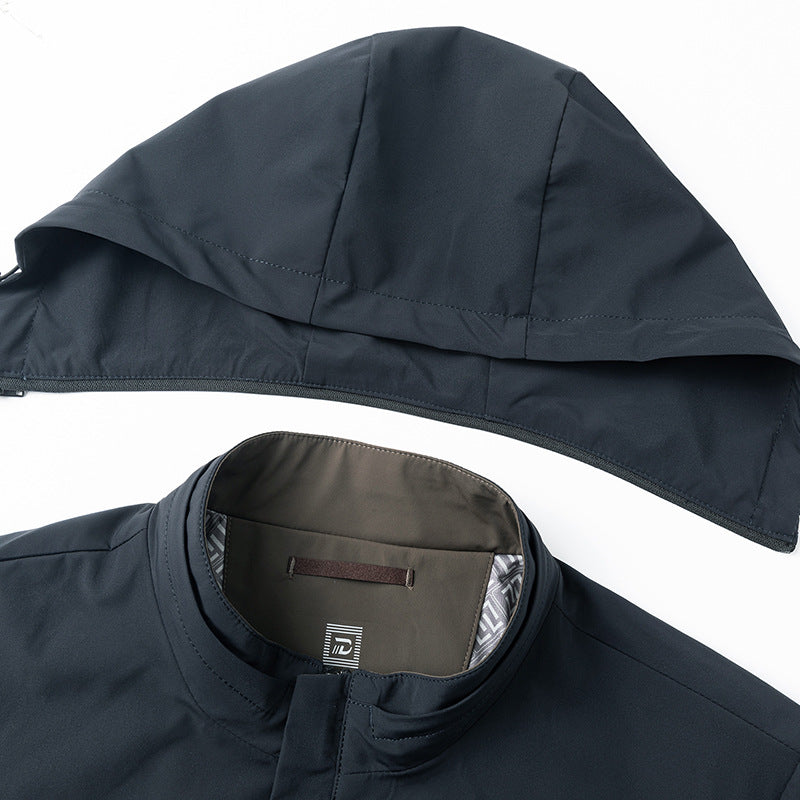 Herren wasserabweisende Outdoorjacke mit Fleece-Innenfutter Aliams