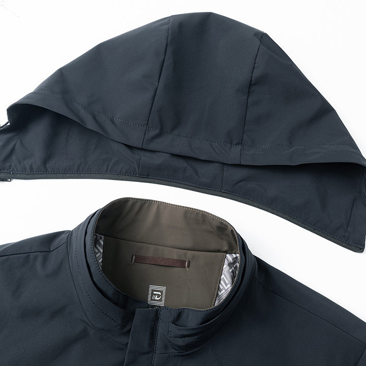 Herren wasserabweisende Outdoorjacke mit Fleece-Innenfutter Aliams