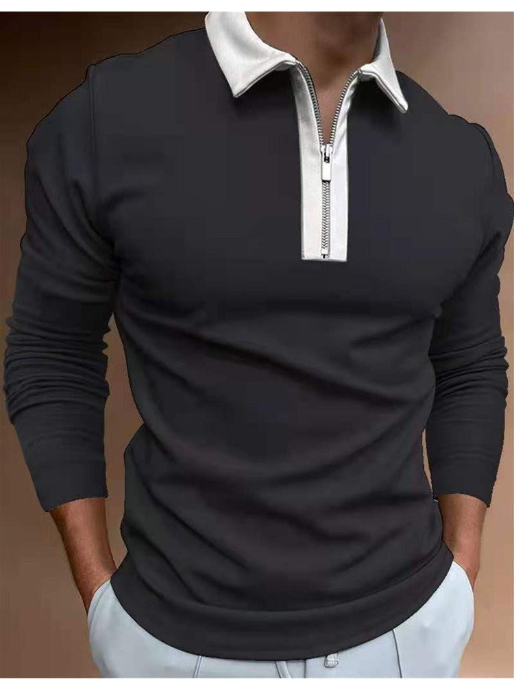 Herren Sportpullover mit stylischem Stehkragen Aliams