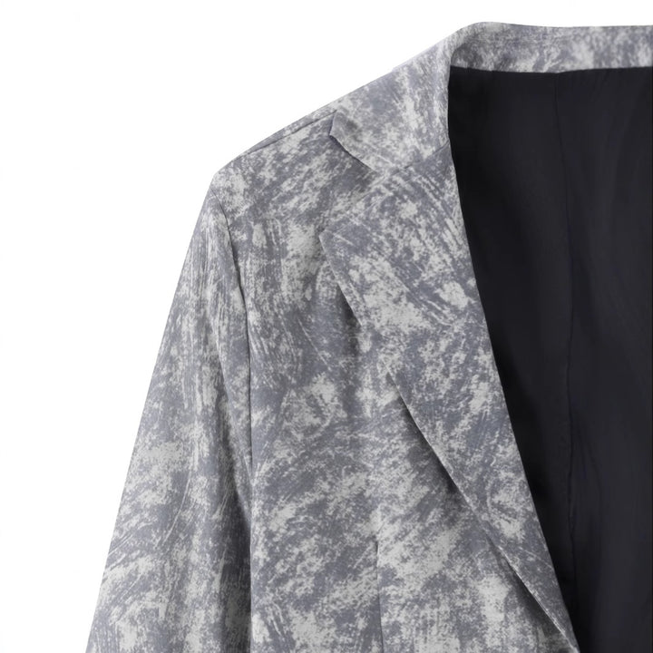 Herren strukturierter Casual-Blazer mit modernem Design und zwei Taschen Aliams