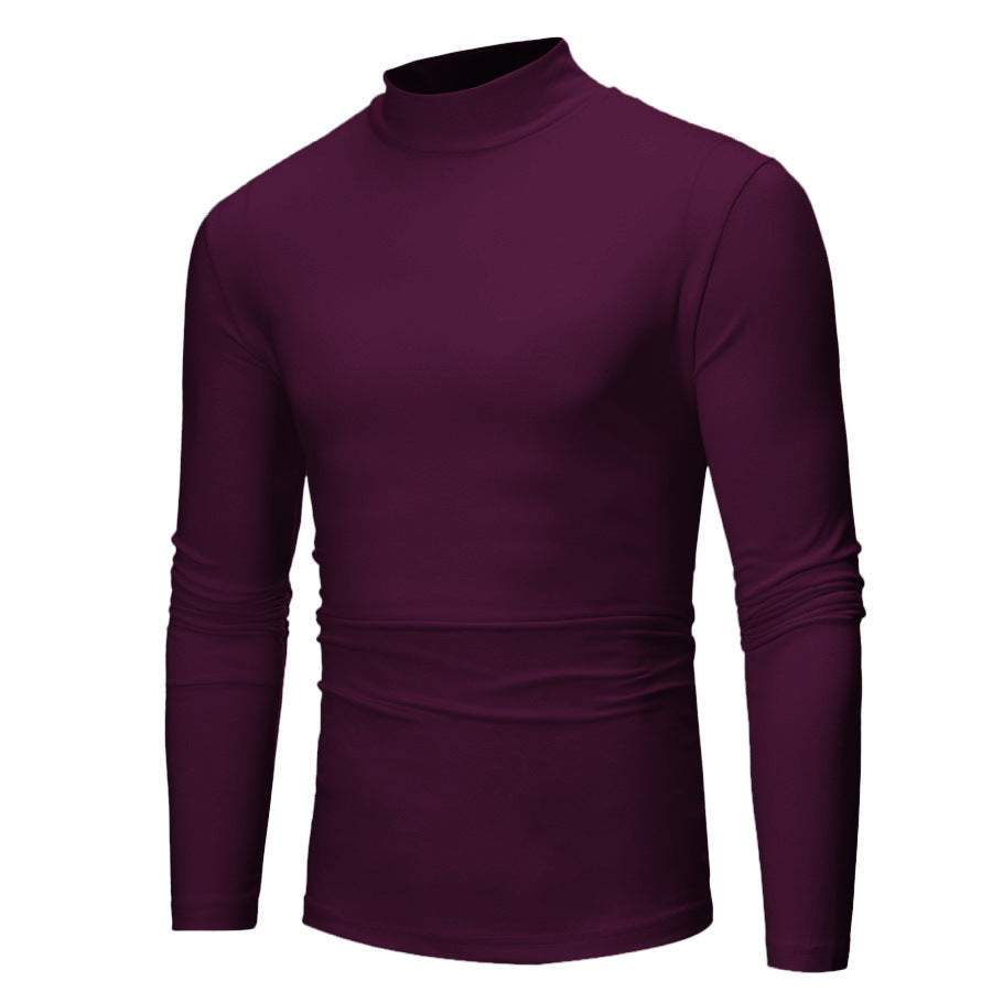 Herren turtleneck Langarmshirt Aliams