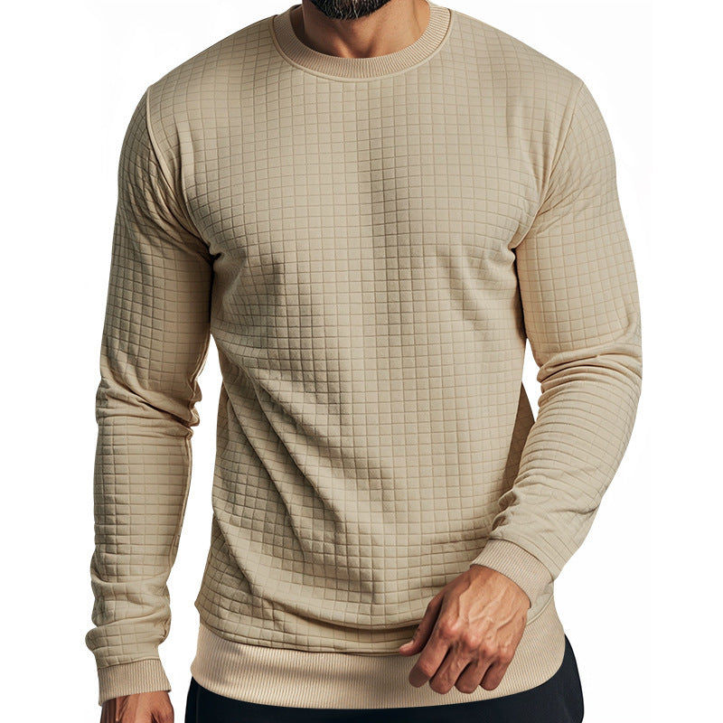Herren strukturierter Langarmpullover Aliams