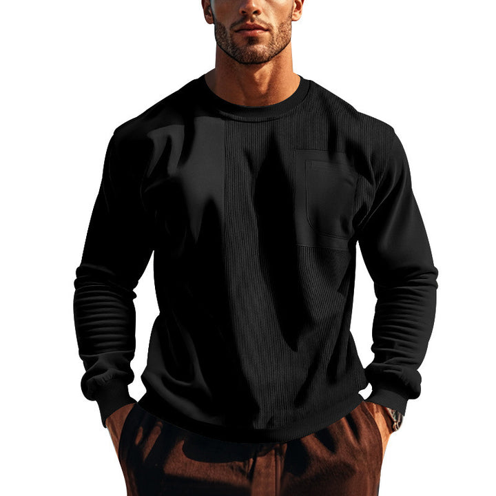Herren Sweatshirt mit strukturierter Front Aliams
