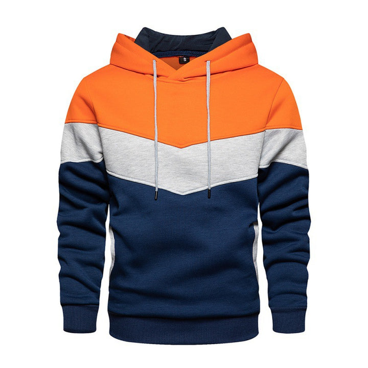 Herren Sportlicher Kapuzenpullover mit modernem Farbblockdesign und atmungsaktiven Eigenschaften Aliams