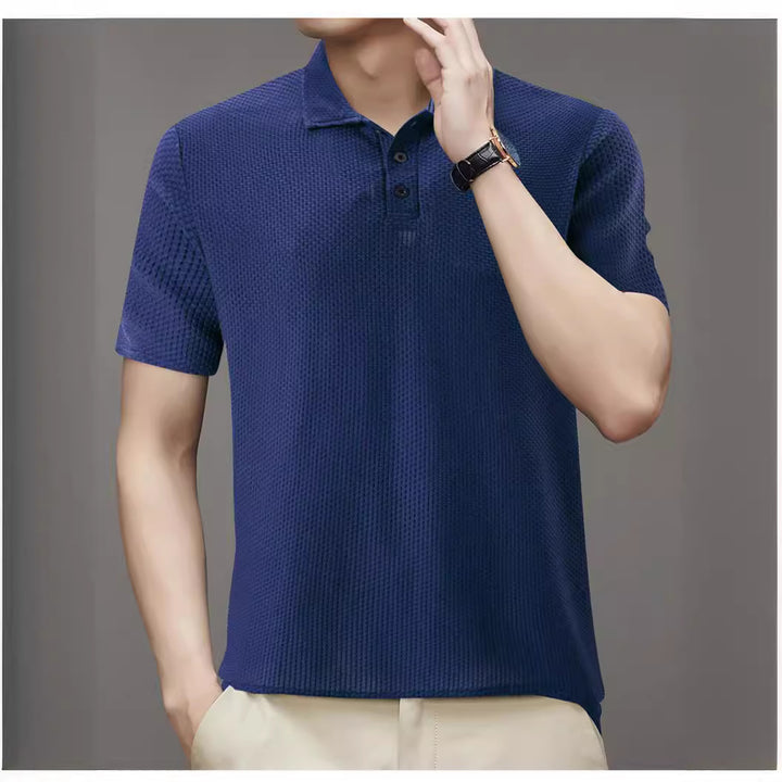 Herren Struktur Polo Shirt Aliams