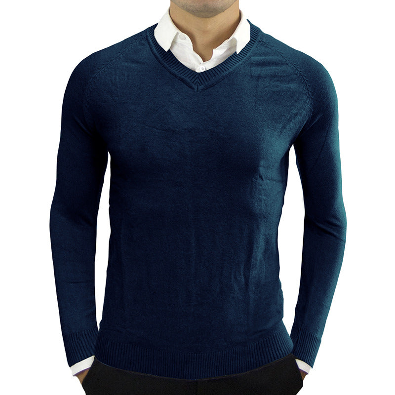 Herren V-Ausschnitt Pullover Aliams