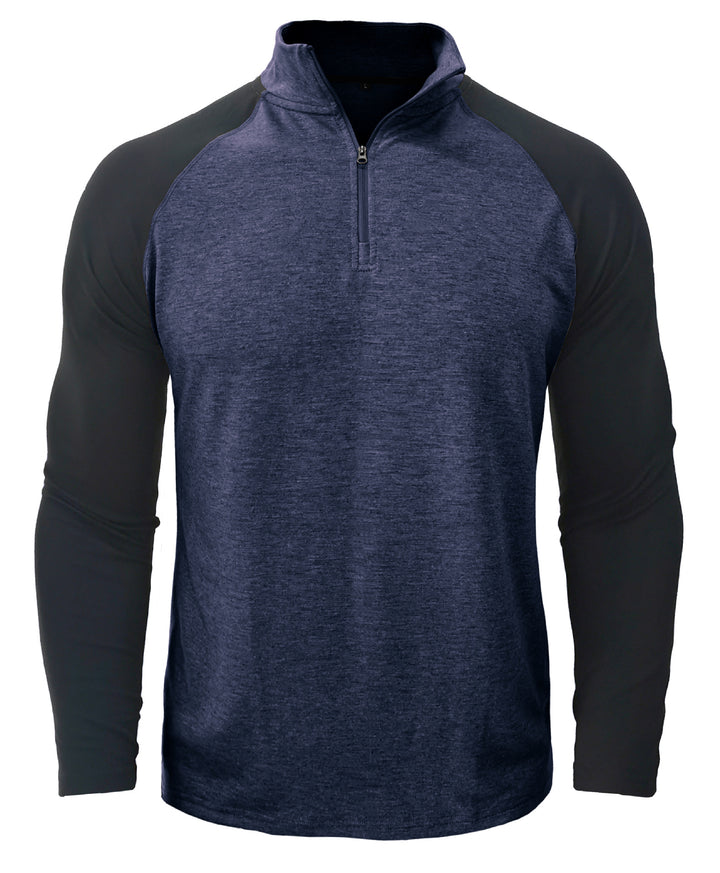 Herren Sportlicher Pullover mit Stehkragen und Reißverschluss Aliams