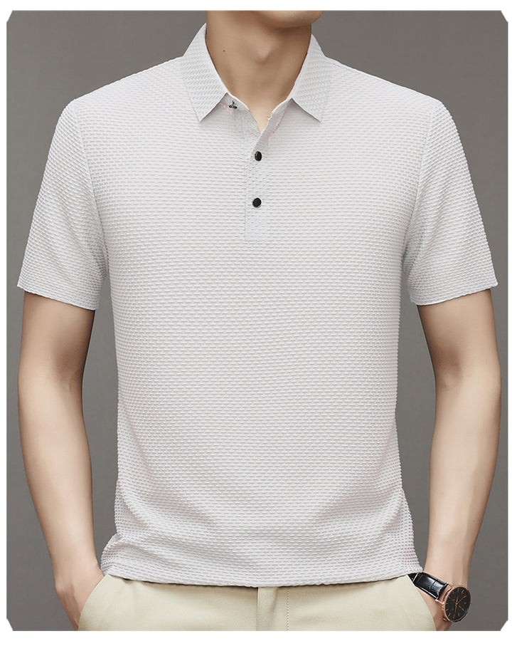 Herren Struktur Polo Shirt Aliams