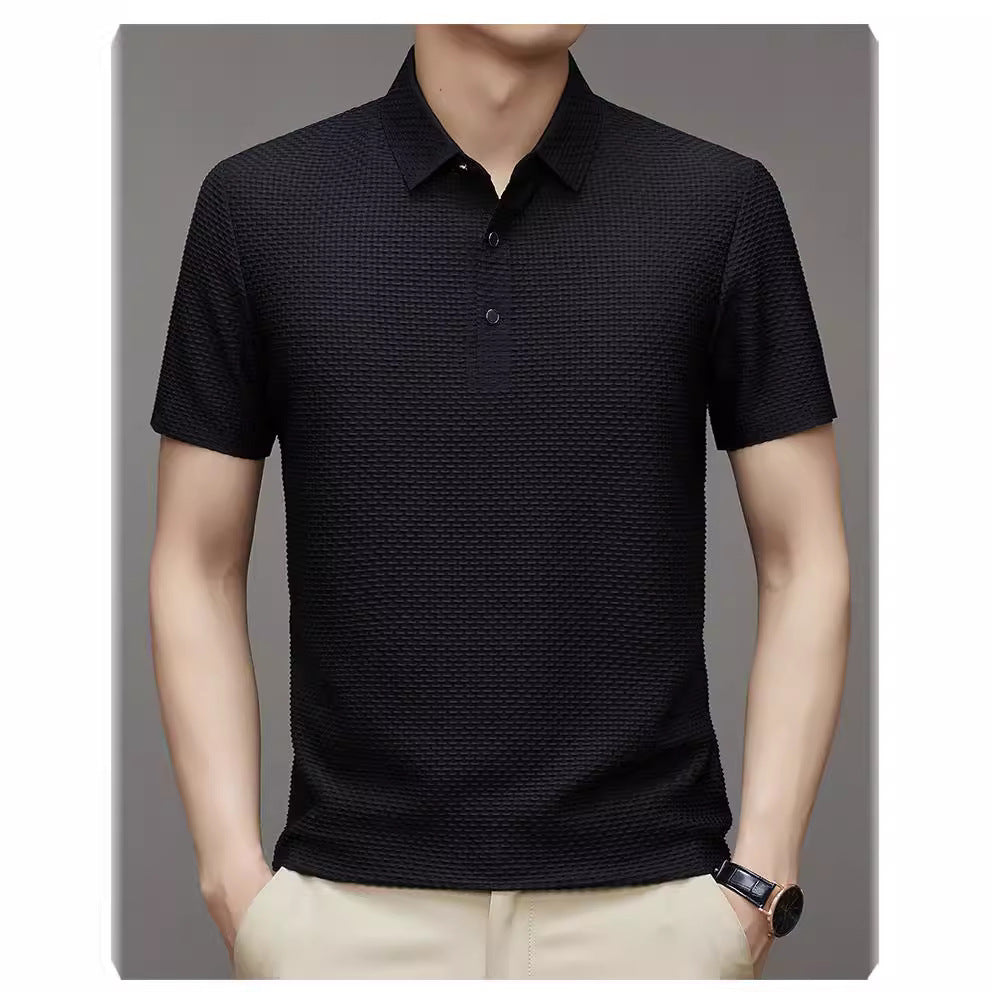 Herren Struktur Polo Shirt Aliams