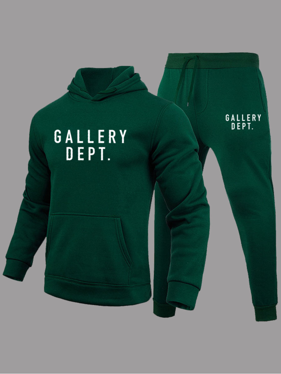 Herren Sweatshirt und Jogginghose Set mit modernem Logo Aliams