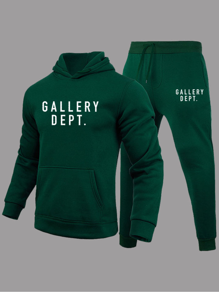 Herren Sweatshirt und Jogginghose Set mit modernem Logo Aliams