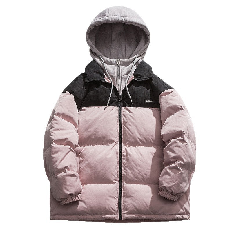 Herren Winterjacke mit abnehmbarer Kapuze und wärmeisolierender Fütterung Aliams