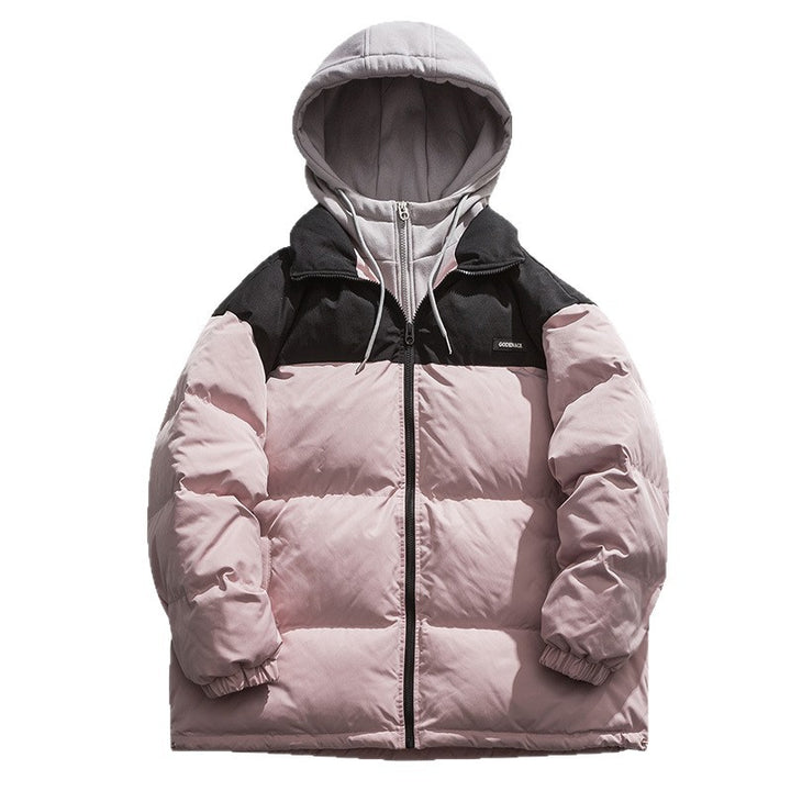 Herren Winterjacke mit abnehmbarer Kapuze und wärmeisolierender Fütterung Aliams