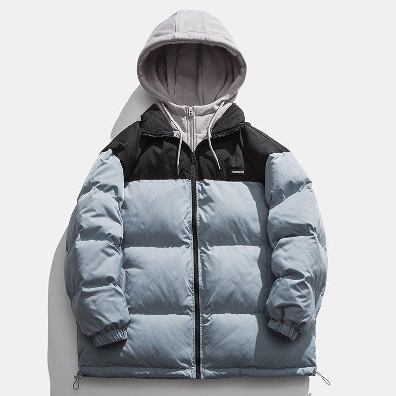 Herren Winterjacke mit abnehmbarer Kapuze und wärmeisolierender Fütterung Aliams