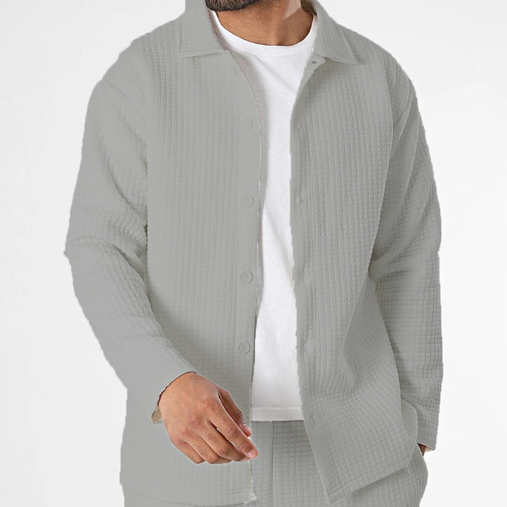 Herren strukturierte Jacke im modernen Design Aliams