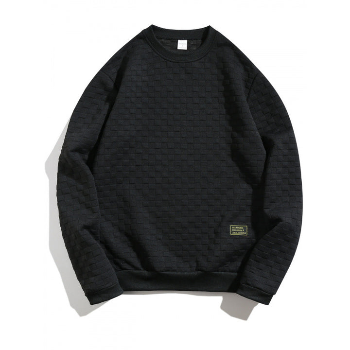 Herren Strukturierter Sweatshirt Aliams