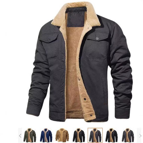 Herren winterfeste Jacke mit warmem Innenfutter Aliams