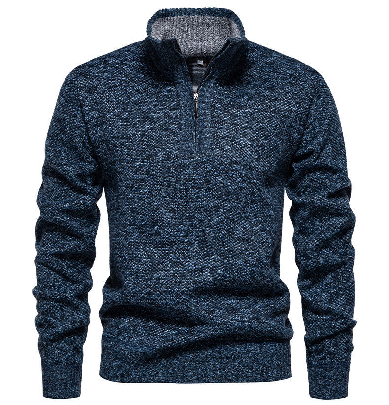 Herren Zip-Pullover mit strukturiertem Design Aliams