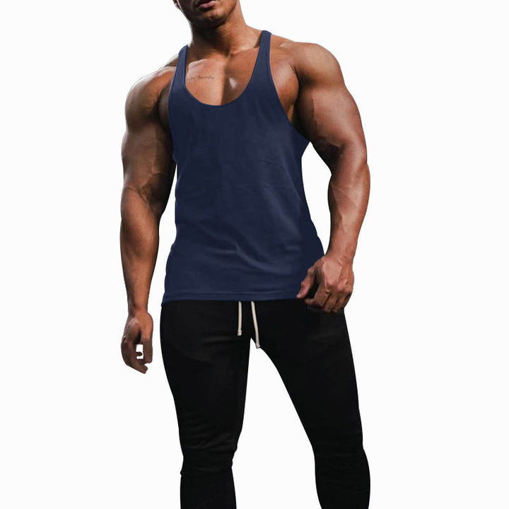 Herren Sporttanktop mit racerback Design und atmungsaktiver Baumwolle Aliams