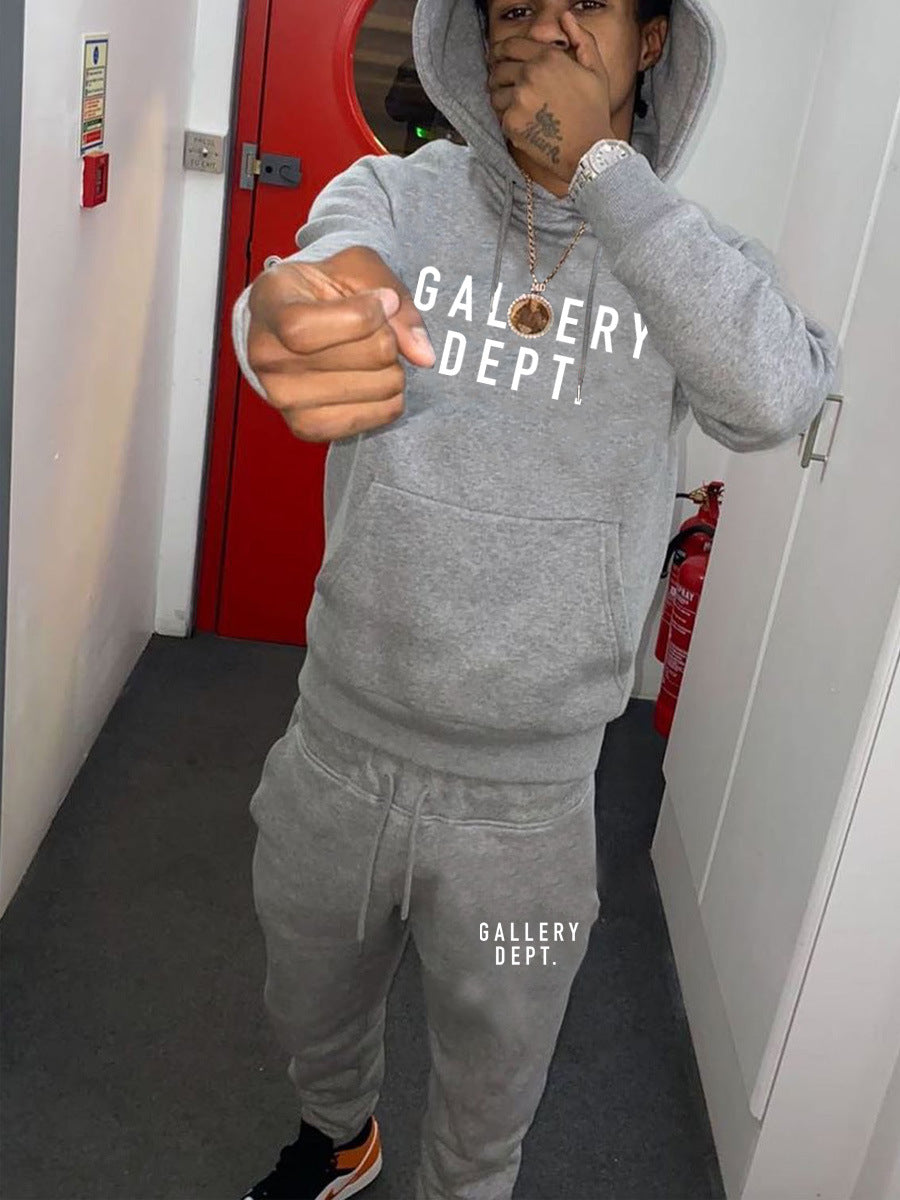 Herren Sweatshirt und Jogginghose Set mit modernem Logo Aliams