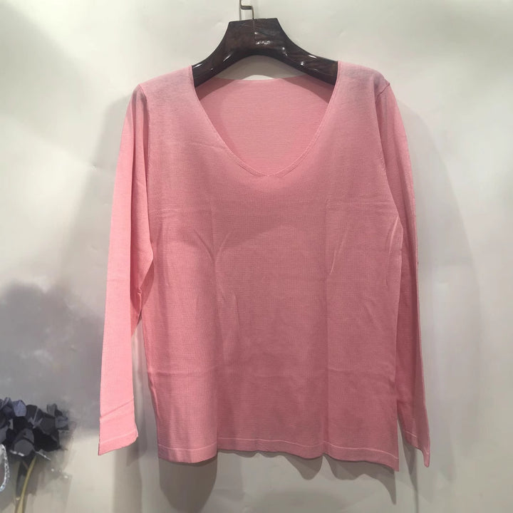 Herren V-Ausschnitt Shirt mit innovativem Strukturdesign Aliams