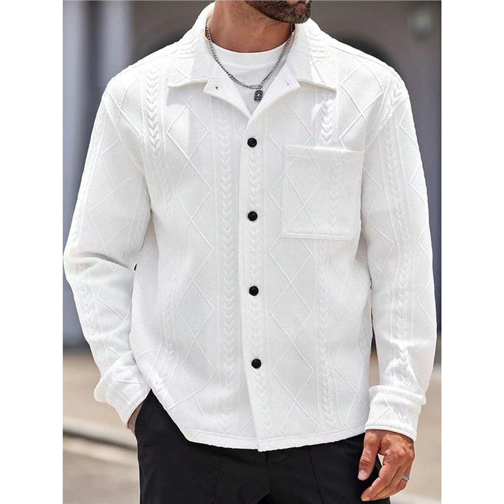 Herren strukturierte Freizeitjacke Aliams