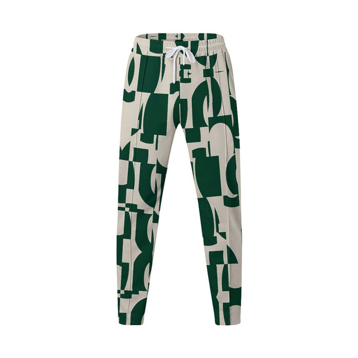 Herren Trendige Chino-Hose mit grafischem Muster und seitlichen Taschen Aliams